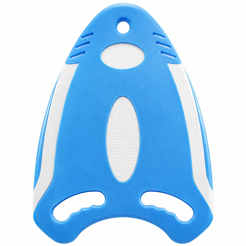 Tavoletta da Nuoto Galleggiante Ergonomica Blu/Bianco