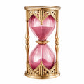 Clessidra Decorativa in Rosa e Oro con Timer di 30 Minuti