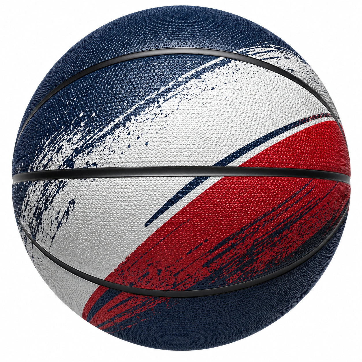 Pallone da Basket Multicolore Blu/Bianco/Rosso