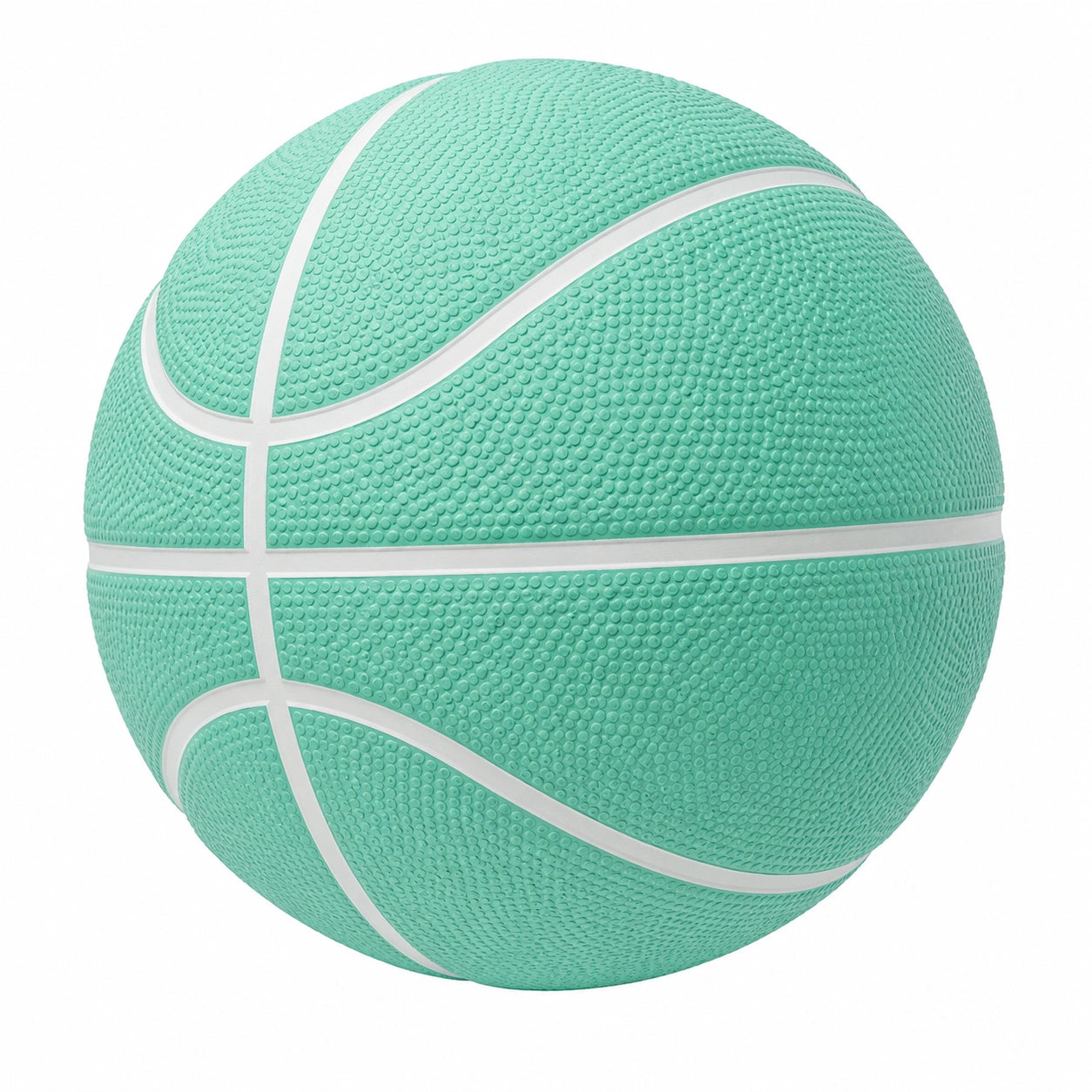 Pallone da basket verde menta con presa ottimale