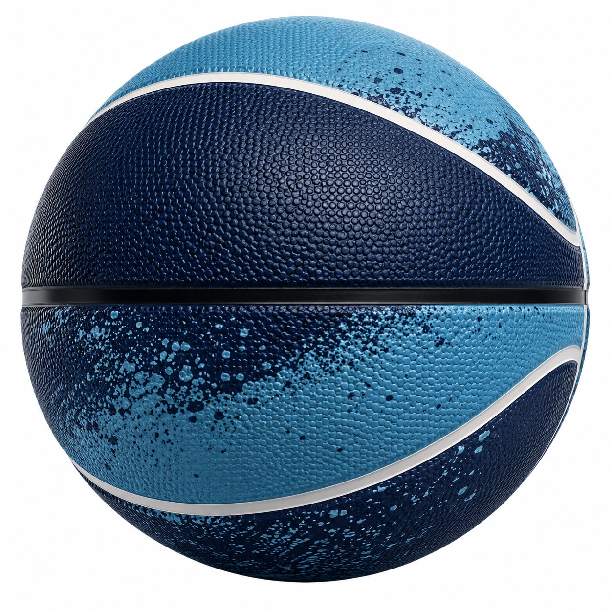 Pallone da basket per esterno blu scuro e azzurro