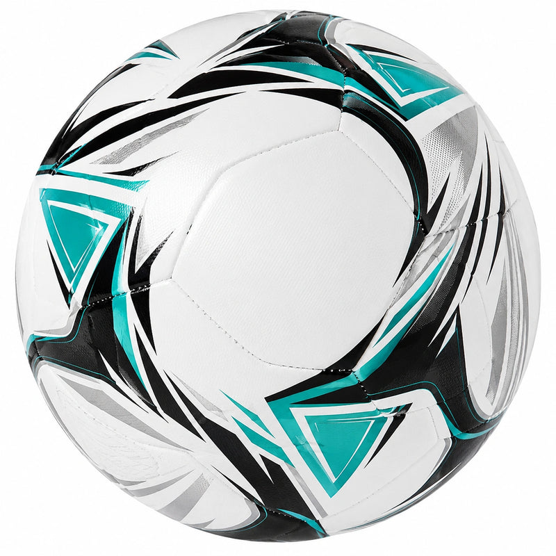 Pallone da Calcio Taglia 5 Bianco/Nero e Verde