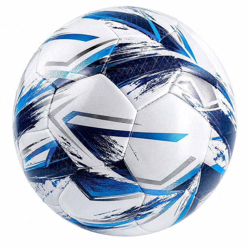 Pallone da calcio misura 5 bianco e blu