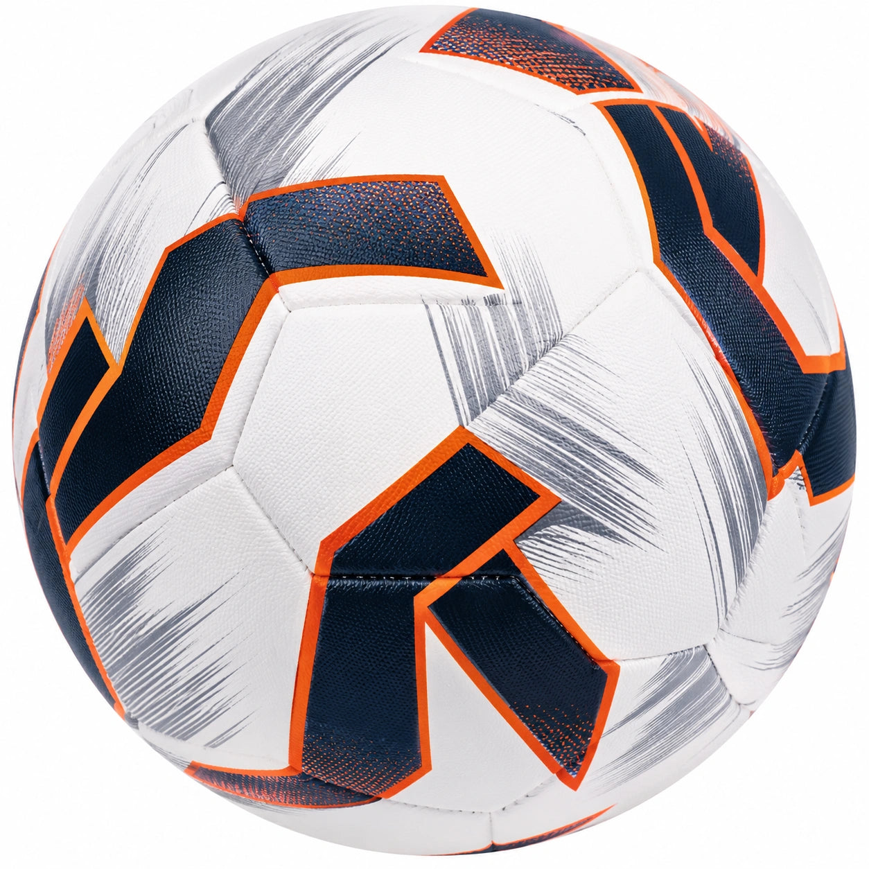 Pallone da Calcio Misura 5 Bianco/Nero/Arancione