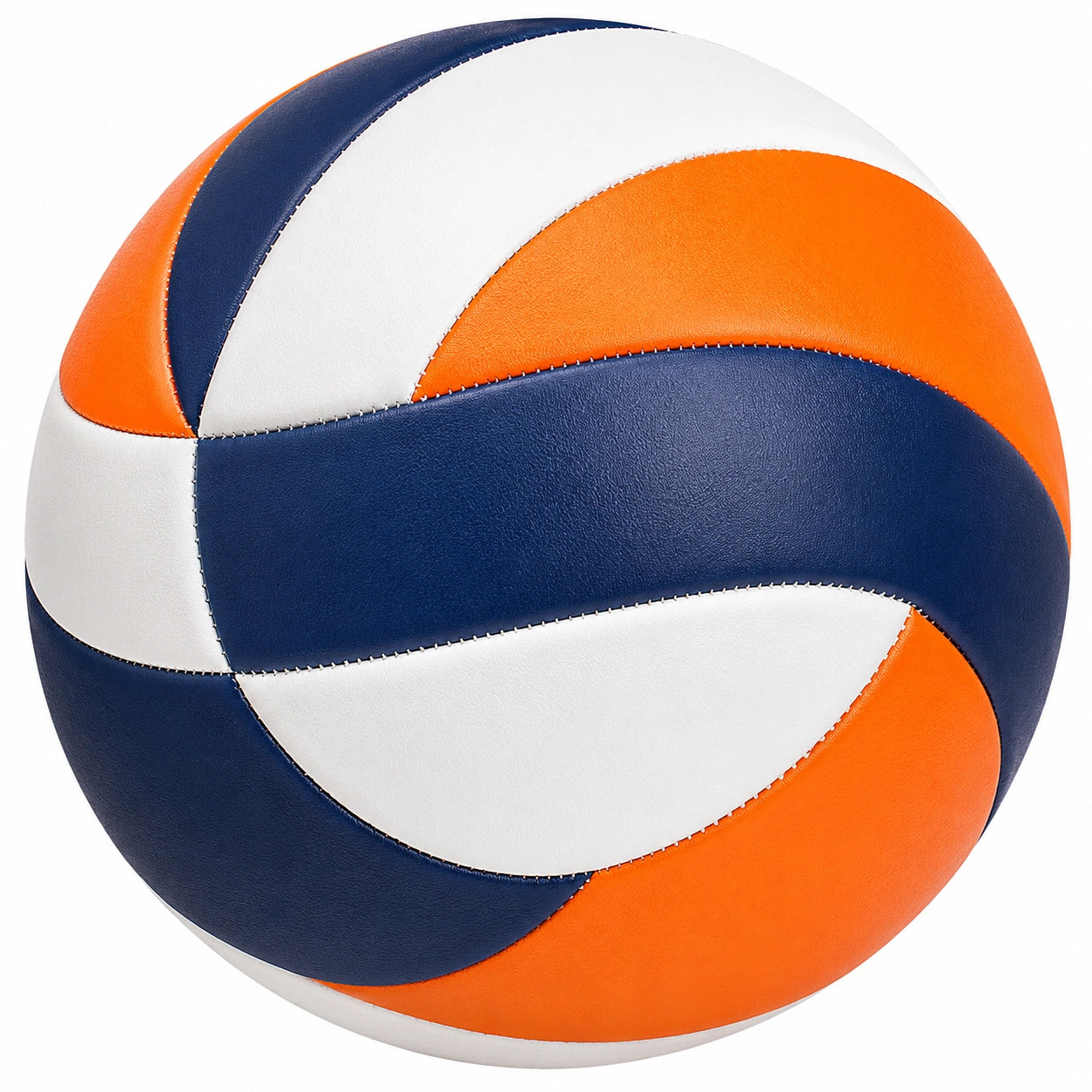 Pallone da Pallavolo Multicolore Bianco, Arancione e Blu Misura Regolamentare